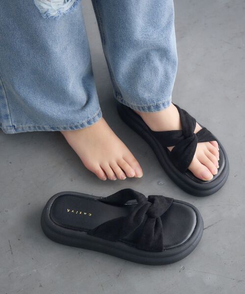 RETRO GIRL(レトロガール)の「アソートサンダル(サンダル・レディース・ブラック系その他/キャメル/オフホワイト/ブラック・LARGE/MEDIUM)」の14枚目の写真