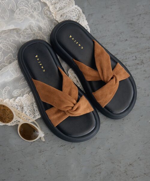 RETRO GIRL(レトロガール)の「アソートサンダル(サンダル・レディース・ブラック系その他/キャメル/オフホワイト/ブラック・LARGE/MEDIUM)」の20枚目の写真