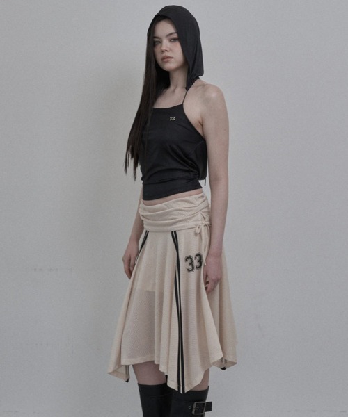 SETUPEXE（セットアップイーエックスイー）の「33 SPORTY SKIRT（スカート・レディース・ブラック/ベージュ/グリーン系カモフラージュ・フリー）」の4枚目の写真