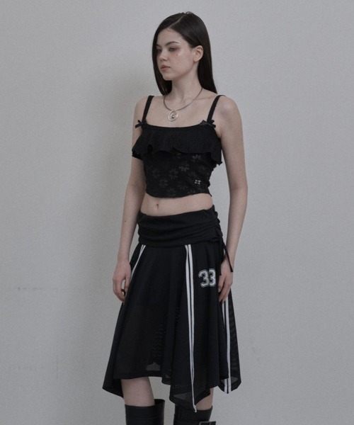 SETUPEXE（セットアップイーエックスイー）の「33 SPORTY SKIRT（スカート・レディース・ブラック/ベージュ/グリーン系カモフラージュ・フリー）」の17枚目の写真