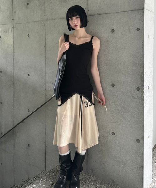 SETUPEXE（セットアップイーエックスイー）の「33 SPORTY SKIRT（スカート・レディース・ブラック/ベージュ/グリーン系カモフラージュ・フリー）」の14枚目の写真