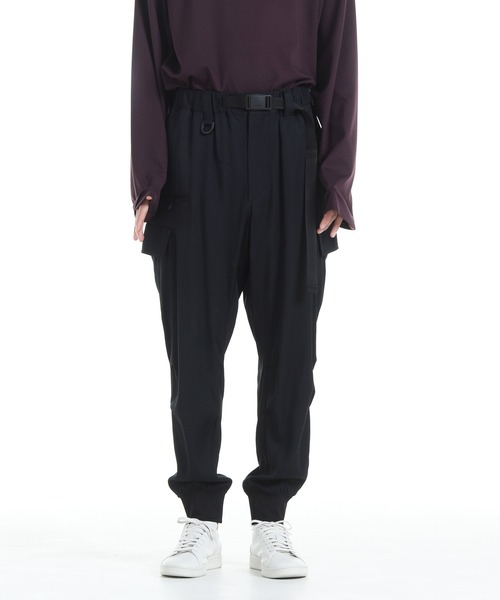 ヨウジヤマモト CUFFED TWILL PANT カーゴパンツ y-3 S Y-3 RAYON TWILL CUFFED PANTS（カーゴパンツ）｜Y-3