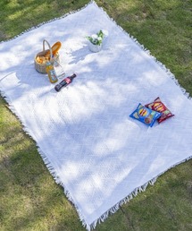 おしゃれスタ（オシャレスタ）の「【MKTM select】ナチュラルフリンジ付きアウトドアブランケット（全12色）（アウトドアグッズ・レディース）」