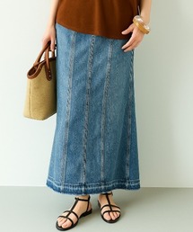 Shelly island | デニムフレアロングスカート(デニムスカート)
