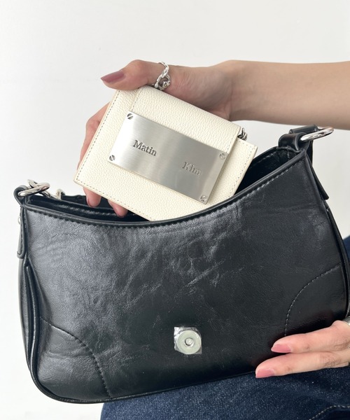 【Matin Kim】 Accordion Wallet Black 財布 MATIN KIM QUILTING ACCORDION WALLET IN BLACK – SeoulSeoul