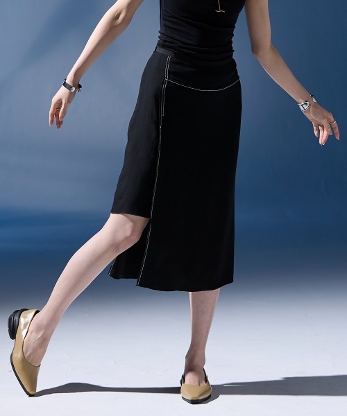 nissen（ニッセン）の「【ゆったり幅広】ACQUA PALETTE（アクアパレット）スクエアトゥパンプス（ワイズ４E）（パンプス・レディース・シルバー/グレイッシュベージュ/ブラック・LL/L/M/3L）」の8枚目の写真