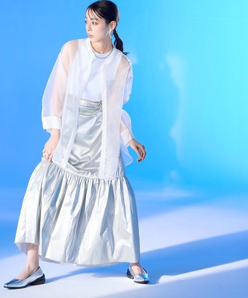 nissen（ニッセン）の「【ゆったり幅広】ACQUA PALETTE（アクアパレット）スクエアトゥパンプス（ワイズ４E）（パンプス・レディース・シルバー/グレイッシュベージュ/ブラック・LL/L/M/3L）」の14枚目の写真