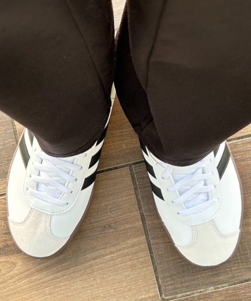adidas（アディダス）の「adidas アディダス VL COURT BASE M レディーススニーカー(VLコートベースM)（スニーカー・レディース・ホワイト×ブラック/ブラック・22.5cm/23.5cm/24.5cm/23.0cm/24.0cm/25.0cm）」の12枚目の写真