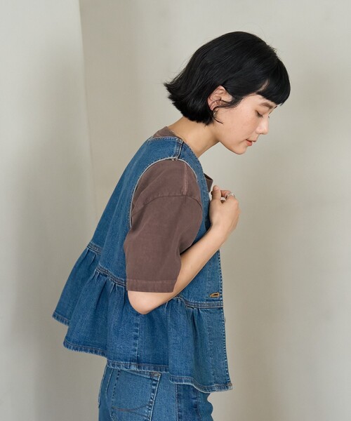 SOMETHING × FREAK'S STORE/サムシング 別注 PEPLUM 2WAY BISCHE
