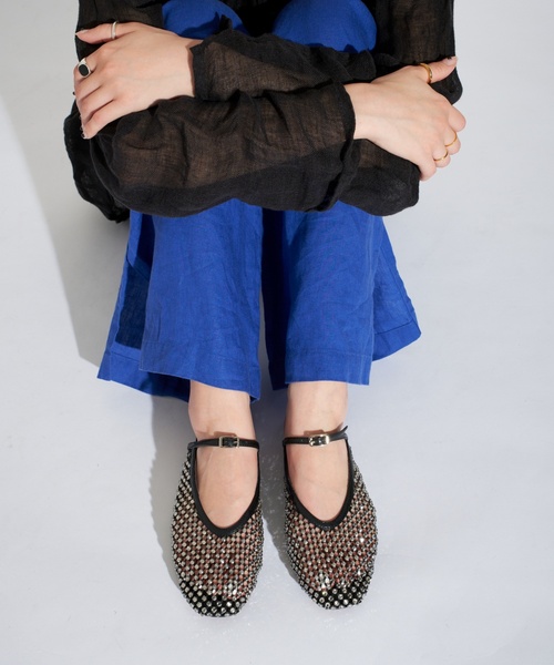 セール】GRISEビジューネットミュール（その他シューズ）｜GRISE