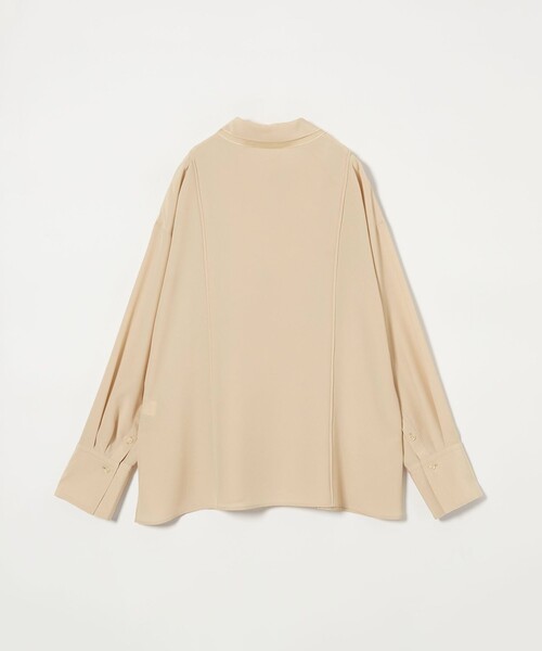 EMMEL REFINES（エメルリファインズ）の「＜EMMEL REFINES＞EM レイヤー トロミ シャツ（シャツ/ブラウス・レディース・ベージュ/オフホワイト・FREE）」の9枚目の写真