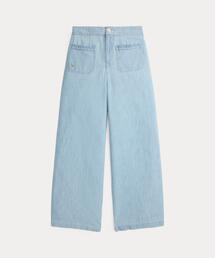 POLO RALPH LAUREN CHILDRENSWEAR（ポロ ラルフ ローレン チルドレンズウェア）の「インディゴ コットン シャンブレー ワイドレッグ パンツ（その他パンツ・キッズ）」