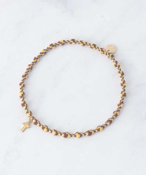 TAKEO KIKUCHI（タケオキクチ）の「Motief Bracelet（ブレスレット・メンズ・ブラック系1/ブラック/ライトブルー/ブルー・00）」の2枚目の写真