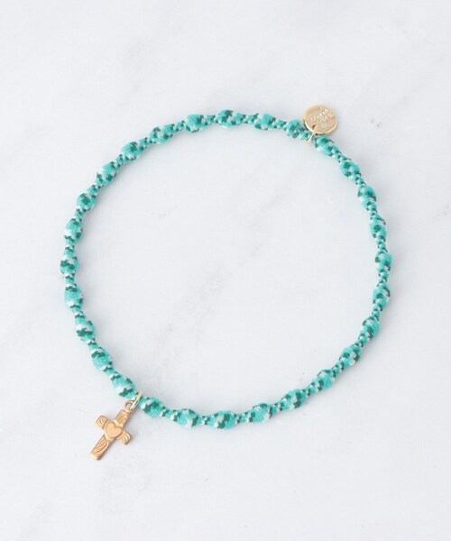 TAKEO KIKUCHI（タケオキクチ）の「Motief Bracelet（ブレスレット・メンズ・ブラック系1/ブラック/ライトブルー/ブルー・00）」の3枚目の写真