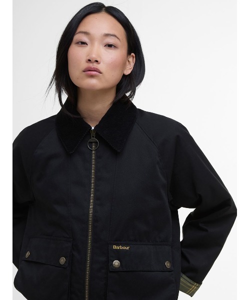 Barbour（バブアー）の「Winnie ノンワックス 中綿 ジャケット（レディース）（ブルゾン・レディース・ブラック/グリーン/ベージュ・8/10/6）」の6枚目の写真