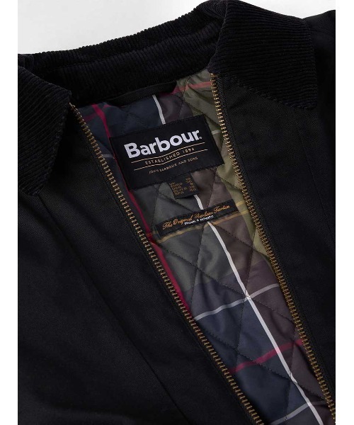 Barbour（バブアー）の「Winnie ノンワックス 中綿 ジャケット（レディース）（ブルゾン・レディース・ブラック/グリーン/ベージュ・8/10/6）」の14枚目の写真