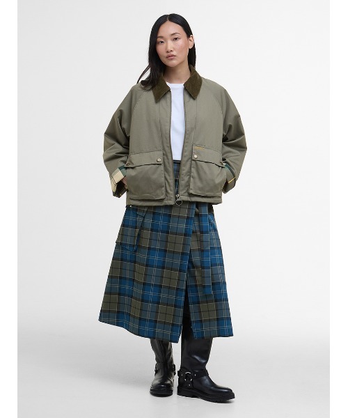 Barbour（バブアー）の「Winnie ノンワックス 中綿 ジャケット（レディース）（ブルゾン・レディース・ブラック/グリーン/ベージュ・8/10/6）」の21枚目の写真