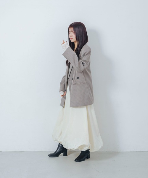 EVOL(イーボル)の「【晴雨兼用・クッション入り】モカショートブーツ IZ5836(レインシューズ・レディース・ブラック/アイボリー/ブラウン・S/M/L/LL)」の4枚目の写真
