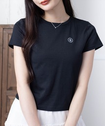 clear | ワンポイント刺繍入りTシャツ[大人 カジュアル 半袖]≪SS新作≫(Tシャツ/カットソー)