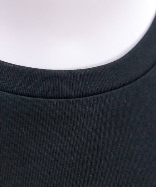 clear（クリア）の「ワンポイント刺繍入りTシャツ[大人 カジュアル 半袖]（Tシャツ/カットソー・レディース・ブラック/オフホワイト・F）」の5枚目の写真