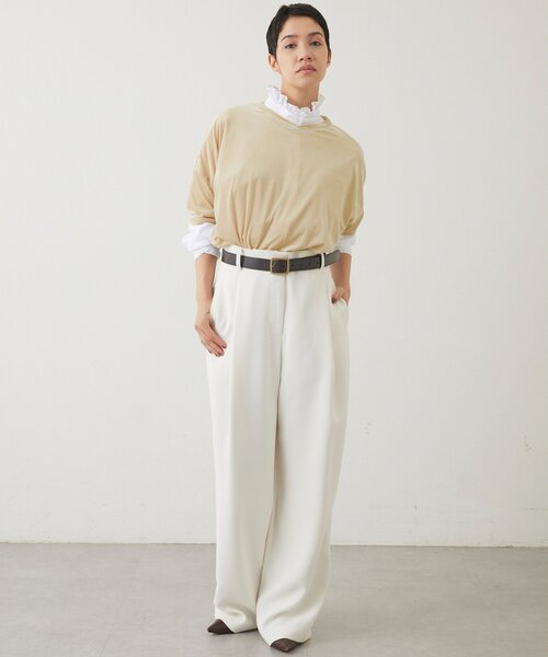 THE PAUSE（ザ ポーズ）の「【THE PAUSE】スクエアバックルベルト（ベルト・レディース・ダークブラウン/ブラック・FREE）」の10枚目の写真