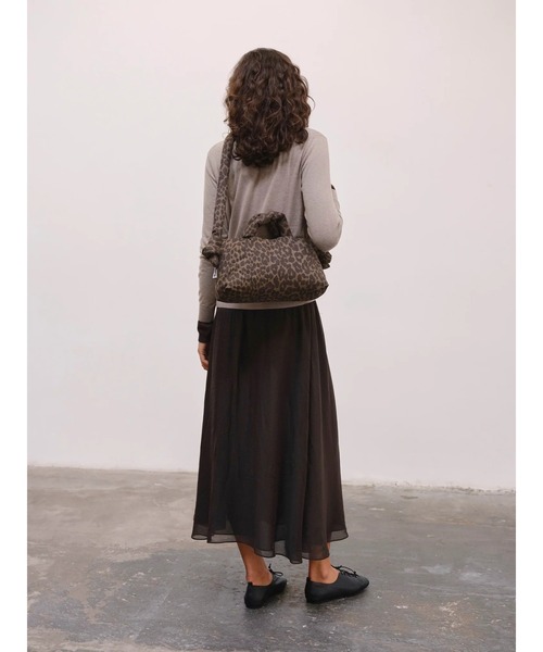 OLEND｜青/茶 レオパード柄で差がつく MiniOna Soft Bag OLEND MINIONA SOFT BAG LEOPARD（ハンドバッグ）｜OLEND