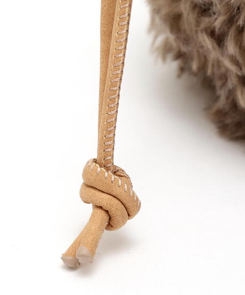 human woman（ヒューマンウーマン）の「◆ドローストリングバッグ（ハンドバッグ・レディース・ベージュ・ﾌﾘ-）」の5枚目の写真