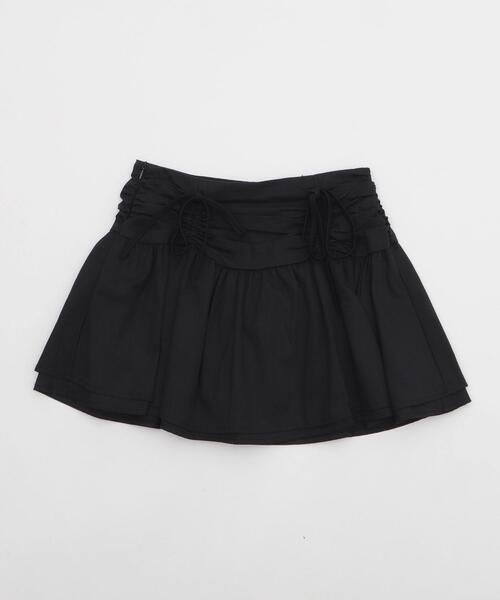 dispark（ディスパーク）の「DISPARK/シャーリングギャザースカパン（スカート・レディース・ベージュ/ブラック・MEDIUM/SMALL）」の15枚目の写真