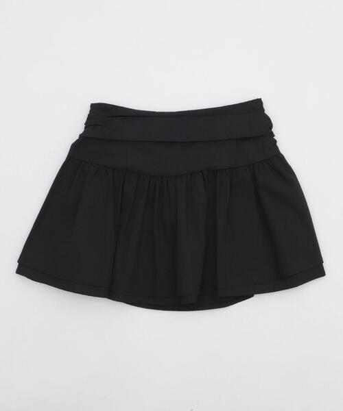 dispark（ディスパーク）の「DISPARK/シャーリングギャザースカパン（スカート・レディース・ベージュ/ブラック・MEDIUM/SMALL）」の16枚目の写真