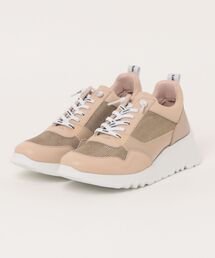 WONDERS ワンダーズ ベイシックメッシュウエッジソールスニーカー