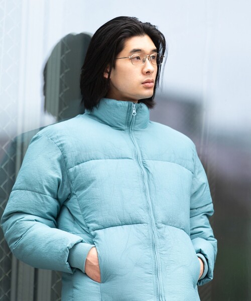 City Ambient Products（シティアンビエントプロダクツ）の「City Ambient Products: ソロナ 中綿 ジャケット（ブルゾン・メンズ・ライトグレー/ブラック/ライトブルー・LARGE/SMALL/MEDIUM）」の3枚目の写真