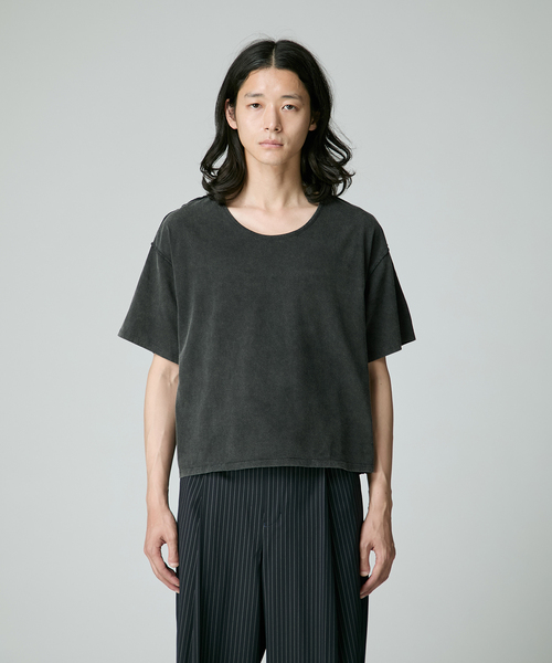セール】ヴィンテージ加工 クロップド Tシャツ produce by KYO