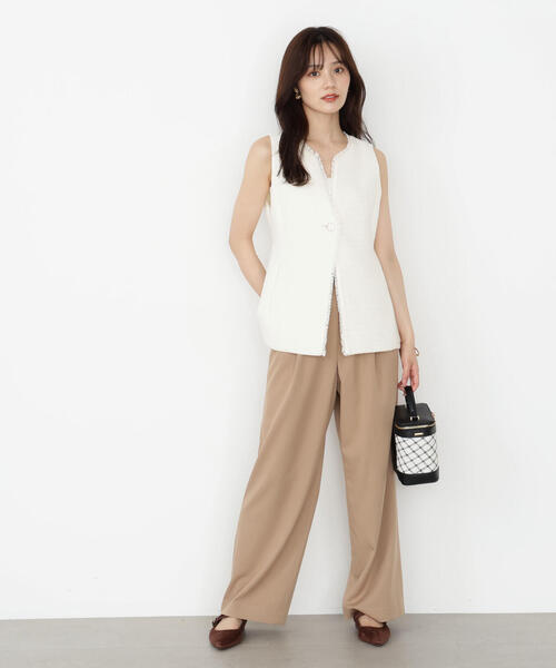 PROPORTION BODY DRESSING(プロポーションボディドレッシング)の「ニュアンス釦ツイードジレ / 1215255800(テーラードジャケット・レディース・ブラック系その他/ホワイト系その他・MEDIUM/SMALL)」の7枚目の写真