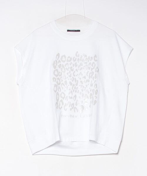 tシャツ Munich（ミューニック）B'2nd別注レオパードプリントＴシャツ レディース Munich（ミューニック）B'2nd別注レオパードプリントTシャツ