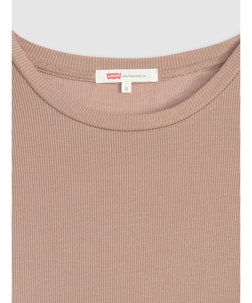 Levi's(リーバイス)の「Levi's/リーバイス シアー ロングスリーブ レイヤードTシャツ(Tシャツ/カットソー・レディース・ベージュ・M/S/XS)」の7枚目の写真