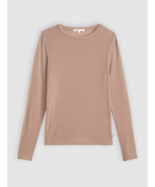 Levi's(リーバイス)の「Levi's/リーバイス シアー ロングスリーブ レイヤードTシャツ(Tシャツ/カットソー・レディース・ベージュ・M/S/XS)」の6枚目の写真
