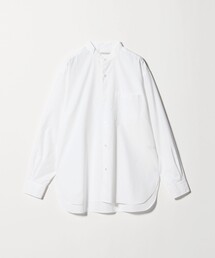 UNITED ARROWS（ユナイテッドアローズ）の「カリビアーナミルズ ポプリン バンドカラーシャツ（シャツ/ブラウス・メンズ）」