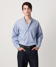 UNITED ARROWS | カリビアーナミルズ ポプリン バンドカラーシャツ(シャツ/ブラウス)