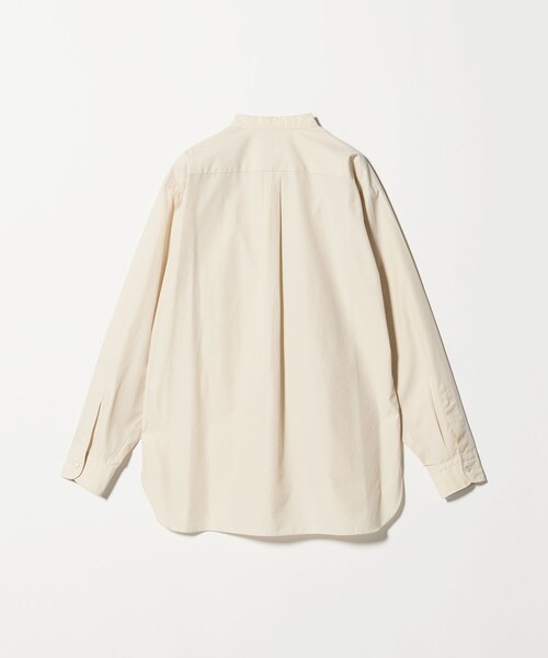 UNITED ARROWS（ユナイテッドアローズ）の「カリビアーナミルズ ポプリン バンドカラーシャツ（シャツ/ブラウス・メンズ・ナチュラル/ロイヤルブルー/ベージュ/ホワイト・M/L/XL/S）」の18枚目の写真