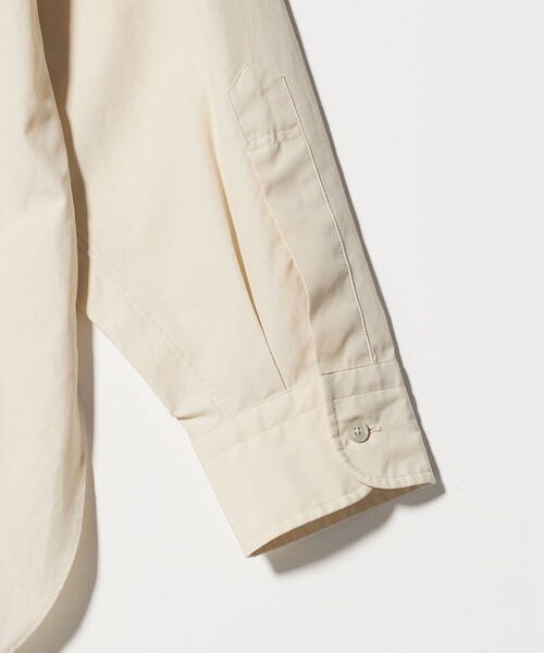 UNITED ARROWS（ユナイテッドアローズ）の「カリビアーナミルズ ポプリン バンドカラーシャツ（シャツ/ブラウス・メンズ・ナチュラル/ロイヤルブルー/ベージュ/ホワイト・M/L/XL/S）」の20枚目の写真