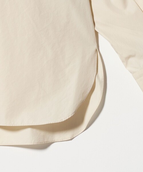 UNITED ARROWS（ユナイテッドアローズ）の「カリビアーナミルズ ポプリン バンドカラーシャツ（シャツ/ブラウス・メンズ・ナチュラル/ロイヤルブルー/ベージュ/ホワイト・M/L/XL/S）」の21枚目の写真