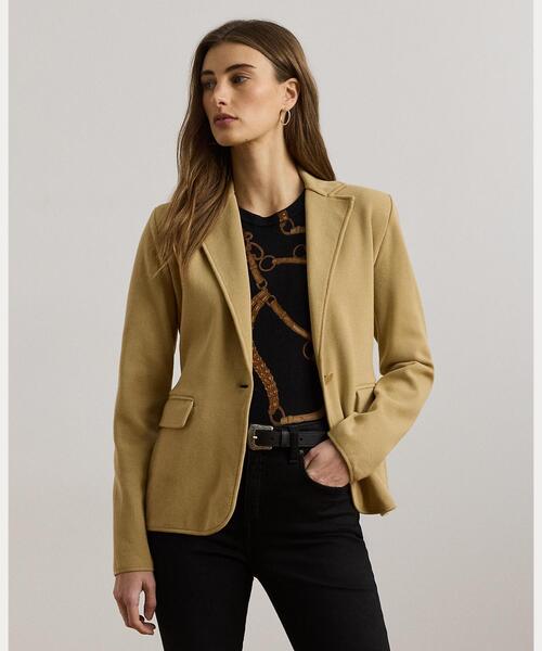 希少✨ラルフローレン　ツートーン ブークレ クロップド ジャケット　バイカラー LAUREN RALPH LAUREN（ローレン ラルフ ローレン）の