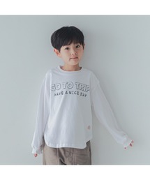 2nd（セカンド）の「ジーンズベーセカンド GO TO TRIP　ロングＴシャツ（Tシャツ/カットソー）」