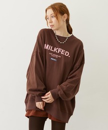 SUMIKKOGURASHI × MILKFED. スウェット　ベージュ MILKFED.｜ミルクフェドのスウェット通販 - ZOZOTOWN