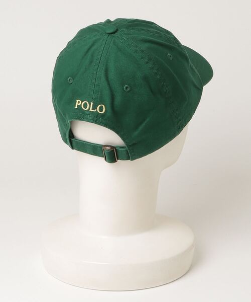 POLO RALPH LAUREN(ポロ ラルフ ローレン)の「コットン チノ ボール キャップ(キャップ・メンズ・グリーン・ONE)」の4枚目の写真