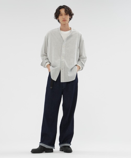 MHL.（エムエイチエル）の「CANTON DENIM（デニムパンツ・メンズ・インディゴブルー・33/31/29）」の2枚目の写真