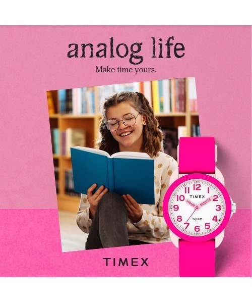 TIMEX(タイメックス)の「TIMEX/タイメックス kids 腕時計 TX-TW2W92200 ユニセックス(アナログ腕時計・レディース・ホワイト・FREE)」の5枚目の写真