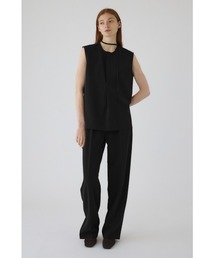 RIM.ARK（リムアーク）の「W cloth slit straight PT ダブルクロススリットストレートパンツ（スラックス）」