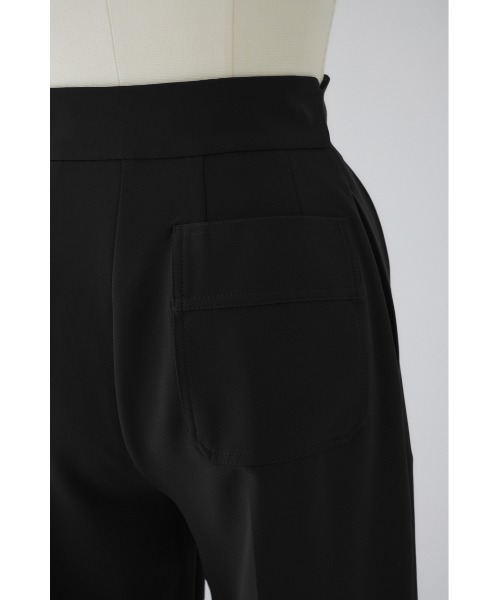 RIM.ARK（リムアーク）の「W cloth slit straight PT ダブルクロススリットストレートパンツ（スラックス・レディース・ブラック/ダークブラウン/ブルー・36/38）」の17枚目の写真