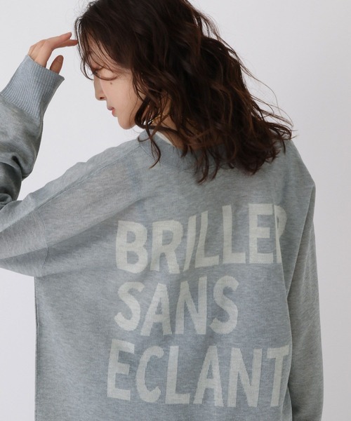 Elura（エルーラ）の「シアジャガードロゴカーディガン/593185（Tシャツ/カットソー・レディース・ブラック/ライトグレー/ブラウン・FREE）」の10枚目の写真